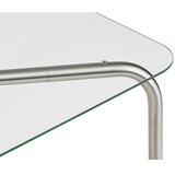 noo.ma Stolić za kavu sa staklenom pločom stola u srebrnoj boji 60x80 cm Uku – | shoptok.hr