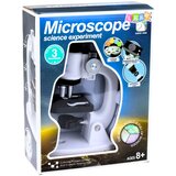  Dječji mikroskop sa zoomom 1200x i rekvizitima - crno/bijeli | shoptok.hr