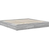  s od storage Siva Sonoma 200 x 200 cm Konstruirano drvo | shoptok.hr