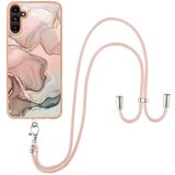 INORCO Za Samsung Galaxy A54 5G 2,0 mm ovitek za telefon YB IMD Series-18 Style E TPU galvaniziran marmorni vzorec IMD ovitek z vrvico, (22036658) | Shoptok.si