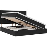  s madracem i skladištem Crna 180 x 200 cm Baršun | shoptok.hr