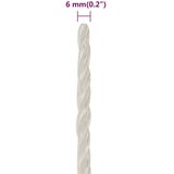  Radno uže bijeli 6 mm 250 m od polipropilena | shoptok.hr