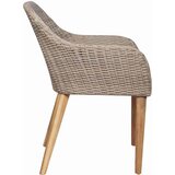  5-dijelni vrtni blagovaonski set smeđi | shoptok.hr