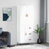 vidaXL Visoka komoda bijela 69 5x34x180 cm konstruirano drvo | shoptok.hr