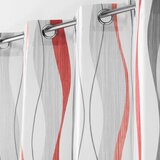 Douceur d intérieur Zavese, žaluzije ONDULYS Rdeča | Shoptok.si