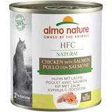 HFC Varčno pakiranje Almo Nature Natural 12 x 280 g - Piščanec & losos