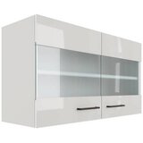 Flex-Well Kuhinjska Zgornja Omarica Levi, Svetlo Siva, Š. 100 Cm | Shoptok.si