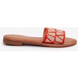 Boto Women's Flat Heel Sandals Orange Traivea | shoptok.hr