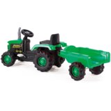 Dolu traktor sa prikolicom na pedale zeleni 080530 | ePonuda.com
