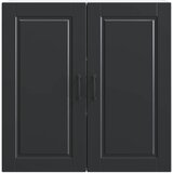  Ormar za Zid PORTO Crna 80 x 31 x 80 cm Konstruirano drvo | Eponuda.com