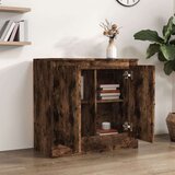  Komoda boja dimljenog hrasta 70x35 5x67 5 cm konstruirano drvo | shoptok.hr