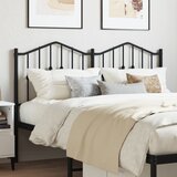 vidaXL Metalno uzglavlje crno 140 cm | shoptok.hr