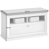 Hom`in GARDEROBNA KLOP siva, bela | Shoptok.si
