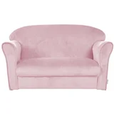 Svijetlo ružičasti baršunast dječji kauč 78 cm Lil Sofa –