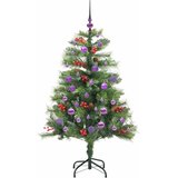  Umjetno božićno drvce 150 LED lampica Topla bijela PVC i metal | shoptok.hr