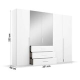 home24 Omara S Klasičnimi Vrati Montclar, Bela | Shoptok.si