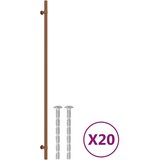 vidaXL Ručke za ormarić 20 kom brončane 480 mm od nehrđajućeg čelika | shoptok.hr