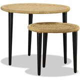  2-dijelni stolić za kavu od prirodne jute | shoptok.hr