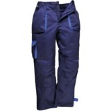 MONSUN Radne pantalone postavljene Contrast/ teget/plava | ePonuda.com