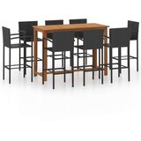 9-dijelni vrtni barski set crni | shoptok.hr