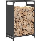  Stalak za drva crni 44x28x65 cm hladno valjani čelik | Eponuda.com