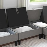  Srednji sofa s ladicom Tamnosiva Baršun | shoptok.hr