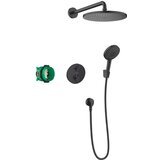 Hansgrohe 27961670 croma termostatski podometni komplet za tuš črni | Shoptok.si