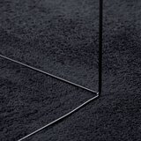  Tepih OVIEDO kratkih vlakana crni Ø 160 cm | shoptok.hr