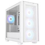 Asus A21 PLUS TG ARGB WHITE4x 120mm ARGB fans, microATXMini-ITX, | Eponuda.ba