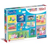Clementoni puzzle 10 in 1 peppa pig ( CL20271 )