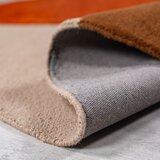 Flair Rugs Opečnato oranžna ročno tkana volnena okrogla preproga ø 200 cm Mia Segment – | Shoptok.si