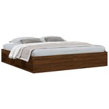  Za krevet smeđi hrast 200 x 200 cm | shoptok.hr