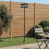 Lampa sa tri glave Crna 16 x 16 x 187 cm Aluminij i ABS Cijene