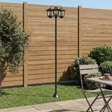 sa tri glave Crna 16 x 16 x 187 cm Aluminij i ABS