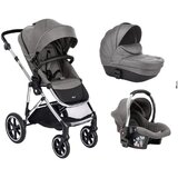 Kikka Boo kolica Thea 3in1 set sa autosedištem i tvrdom korpom light grey ( KKB21111 ) | Eponuda.com
