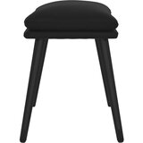  Stolček za noge črn 45x29,5x35 cm žamet, (20818576) | Shoptok.si