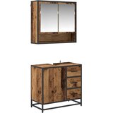  Set namještaja za kupaonicu 2 kom. Staro drvo 65 x 33 x 60 cm | shoptok.hr