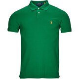 Polo Ralph Lauren Polo majice kratki rokavi POLO AJUSTE SLIM FIT EN COTON BASIC MESH Zelena | Shoptok.si