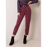 Italy Moda Trousers-DHJ-SP-2312.94P-burgundy | Shoptok.si