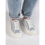 Shelvt Women's light blue platform sneakers | Eponuda.ba