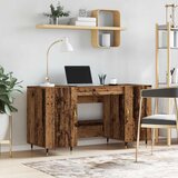  Stol s policom Staro drvo 140 x 50 x 75 cm Konstruirano drvo | shoptok.hr