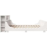 Posteljni okvir brez vzmetnice bel 200x200 cm trdna borovina, (21611444) | Shoptok.si