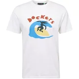 Dockers Majica svetlo modra / rumena / črna / bela