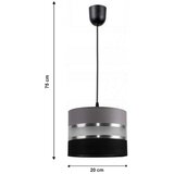  Luster na sajli CORAL S 1xE27/60W/230V crno-sivi | Eponuda.com