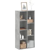 vidaXL Knjižna omara betonsko siva 50x25x105 cm inženirski les Cene
