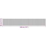vidaXL Tepih pravokutni tamnosmeđi 80 x 500 cm od bambusa | shoptok.hr