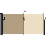  Bočna tenda na uvlačenje bež 100x500 cm | shoptok.hr