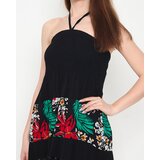 Resti Women's black floral midi dress - Clothing | Shoptok.si