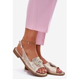 S. BARSKI Women Sandals On Flat Heel With Decorative Detail S.Barski | Shoptok.si