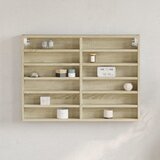 vidaXL Vitrina sonoma hrast 80x8,5x58 cm inženirski les Cene